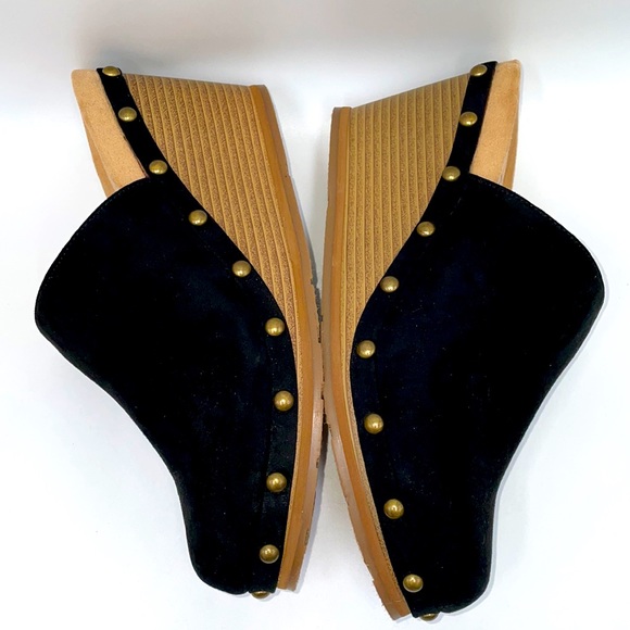 Tony Little Cheeks Black Studded Clogs - Picture 7 of 10